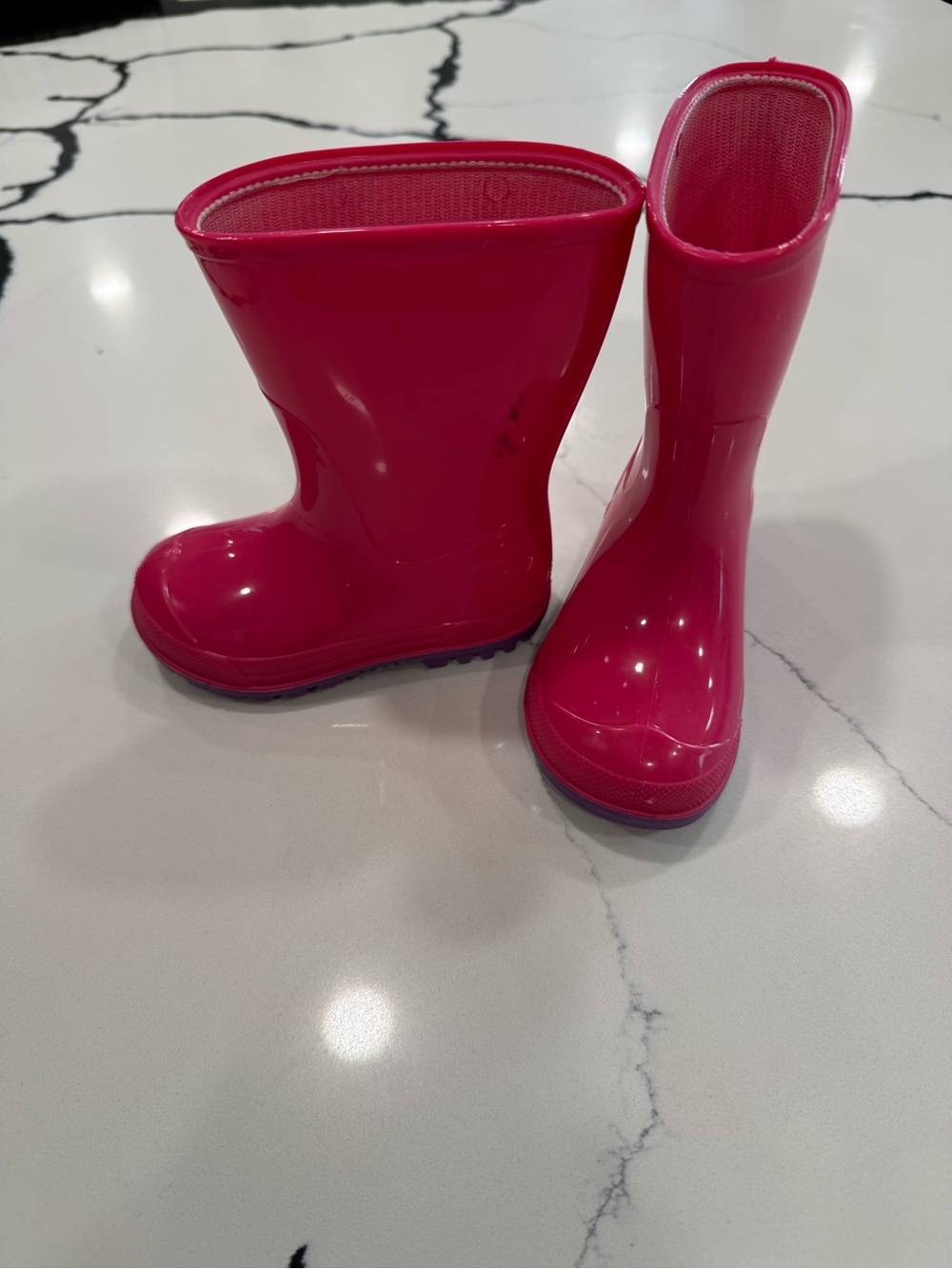 Kids Pink Rain Boots - Durable Waterproof Boot toddler 5-6